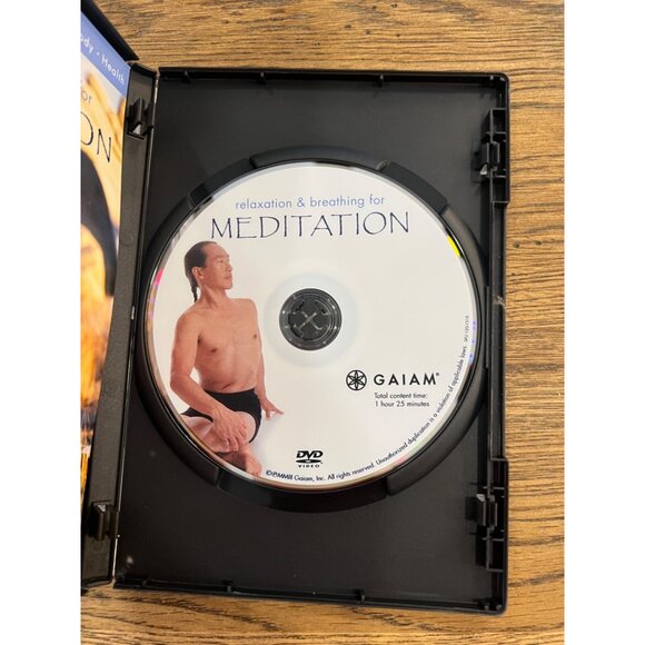 Gaiam Relaxation & Breathing For Meditation Special DVD Edition W/ Rodney Yee - Picture 2 of 4